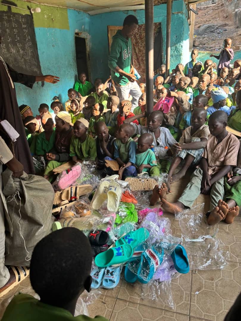 Children learning in a classroom